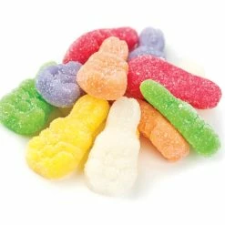 Albanese Sugar Sanded Sweet Gummi Bunnies Bulk Gummy Candy 4.5 Pounds Easter Candy