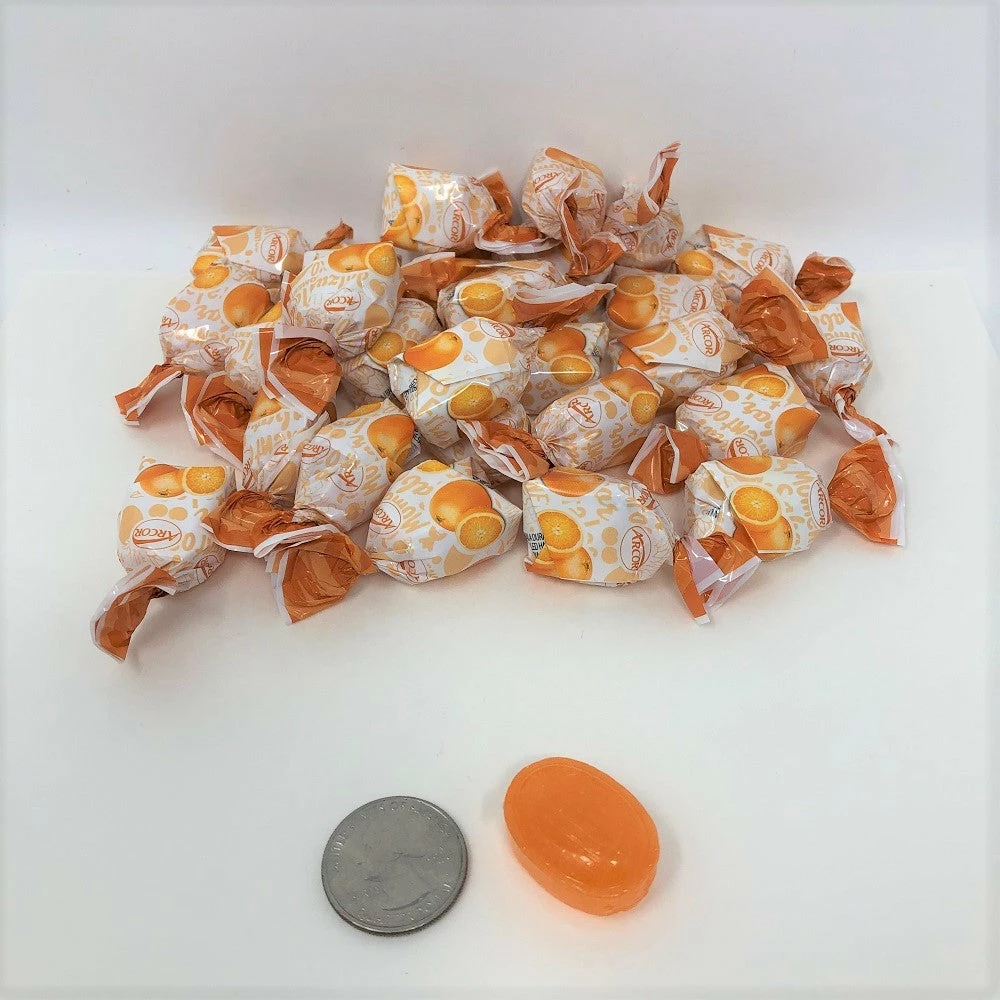 Arcor - Argentina Arcor Orange Filled Fruit Bon Bons 2 Pounds Bulk Orange Hard Candy Wrapped Candy 3 Arcor - Argentina Arcor Orange Filled Fruit Bon Bons 2 Pounds Bulk Orange Hard Candy Wrapped Candy