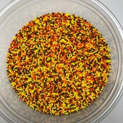 QA Products, Inc. - Beloit, Wisconsin Fall Nonpareils Autumn Mix Bakery Topping Sprinkles 1 Pound Fall Colors Sprinkles & Toppings