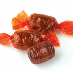 Primrose Root Beer Barrels Bulk Wrapped Hard Candy 1 Pound Root Beer Barrels Wrapped Candy