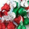 Beulah's Candyland Hershey Kisses Christmas Foil Red Green Silver Hershey's 5 Pounds SPECIAL BUY