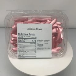 Beulah's Candyland Old Fashion Cinnamon Straws Christmas Candy 2 Pounds Cinnamon Filled Straws