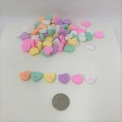 Rito Valentine Candy Small Conversation Hearts 2 Pounds Pastel Hearts