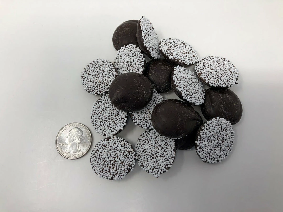 Beulah's Candyland Gourmet Nonpareils Dark Chocolate Candy Nonpareil 1 Pound 3 Beulah's Candyland Gourmet Nonpareils Dark Chocolate Candy Nonpareil 1 Pound