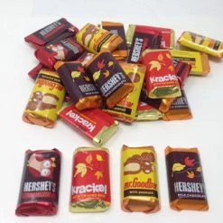 Hershey's - Hershey, Pennsylvania Fall / Halloween / Thanksgiving Candy Fall Hershey Miniatures Fall Theme Foil 5 Pounds Hershey's Miniatures