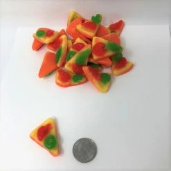 Vidal Golosinas, Located In Spain. Fall / Halloween / Thanksgiving Candy Gummi Pizza Slices 4.4 Pounds Bulk Gummy Candy