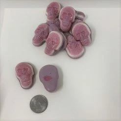 Vidal Golosinas, Located In Spain. Gummi Skulls Gummy Halloween Fall Autumn Candy 4.4 Pounds