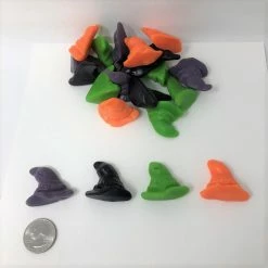 Vidal Golosinas, Located In Spain. Fall / Halloween / Thanksgiving Candy Gummi Witch Hats Gummy Halloween Fall Autumn Candy 1 Pound