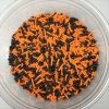QA Products, Inc. - Beloit, Wisconsin Sprinkles & Toppings Fall Halloween Mix Sprinkles Jimmies Bakery Topping 6 Pounds Orange Brown