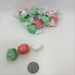 Beulah's Candyland Christmas Taffy Holiday Wrapped Taffy Christmas Candy Red Green White 3 Pounds