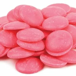 Chocolate Merckens Coating Wafers Melting Wafers Pink 2 Pounds