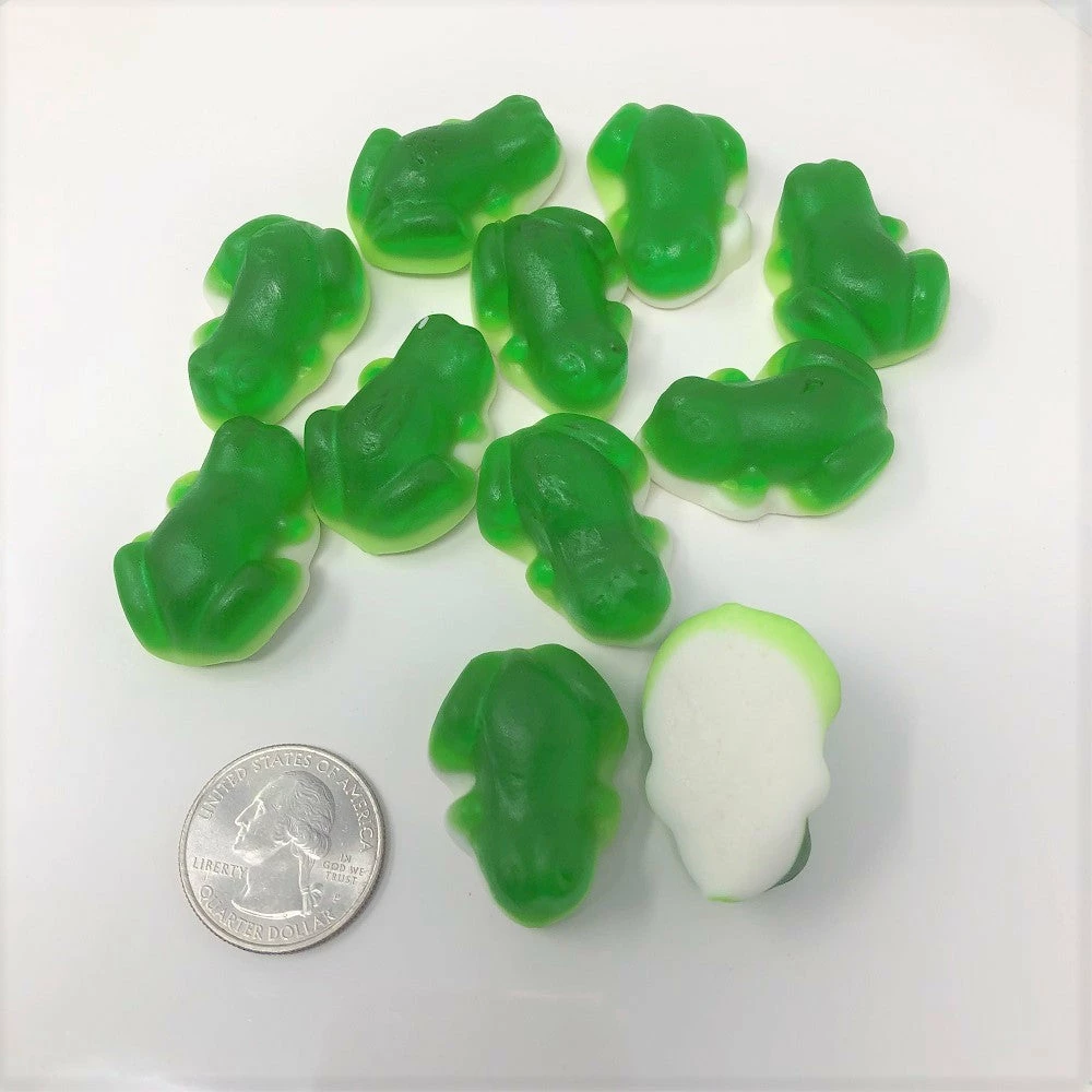 Fini Sweets Gummi Frogs Green White Bottom Bulk 2 Pounds Green Gummy Frog Candy Gummi Candy 3 Fini Sweets Gummi Frogs Green White Bottom Bulk 2 Pounds Green Gummy Frog Candy Gummi Candy