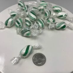 Beulah's Candyland Wrapped Candy Wintergreen Twists 2 Pounds Wintergreen Candy Wrapped Hard Candy Bulk Candy