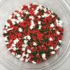 QA Products, Inc. - Beloit, Wisconsin Christmas Noel Mix Snowflake Shapes Green Red Sprinkles Topping 6 Pounds Sprinkles & Toppings 2 QA Products, Inc. - Beloit, Wisconsin Christmas Noel Mix Snowflake Shapes Green Red Sprinkles Topping 6 Pounds Sprinkles & Toppings