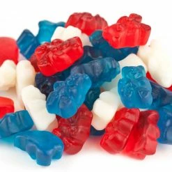 Beulah's Candyland Patriotic Candy Patriotic Gummi Bears 5 Pounds Freedom Gummi Bears