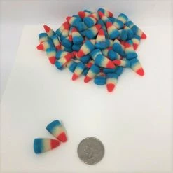 Beulah's Candyland Patriotic Candy Corn 1 Pound Red White Blue Raspberry Lemonade Candy