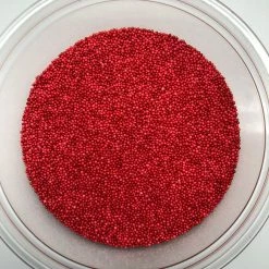 QA Products, Inc. - Beloit, Wisconsin Sprinkles & Toppings Nonpareils Red Bakery Topping Sprinkles Colored Nonpareils 1 Pound