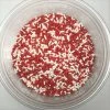 QA Products, Inc. - Beloit, Wisconsin Valentine Sprinkles Red White Jimmies Bakery Topping 1 Pound Sprinkles & Toppings
