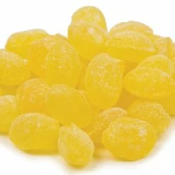 Sanded Lemon Drops Old Fashioned Hard Candy 2 Pounds Claey's Candies