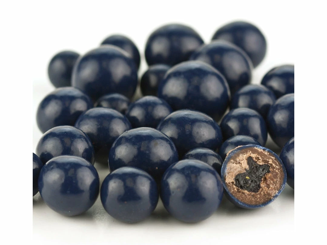 Sconza Candy Co. - Oakland, California Blue Chocolate Covered Dried Blueberries 1 Pound 3 Sconza Candy Co. - Oakland, California Blue Chocolate Covered Dried Blueberries 1 Pound